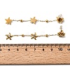 304 Stainless Steel Star Dangle Stud Earrings LS-EJEW-G451-03G-3
