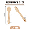 20Pcs Bamboo Short Fan Handle DIY-FH0010-40B-2
