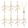 Brass Pendant Bails KK-BC0014-25G-1