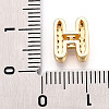 Brass Micro Pave Cubic Zirconia Charms KK-N254-217G-H-3