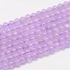 Natural Amethyst Beads Strands G-F306-11-8mm-1