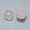 Natural Rose Quartz Cabochons G-F656-09-2