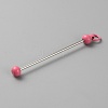 Iron Bar Beadable Keychain for Jewelry Making DIY Crafts IFIN-SZC0005-01A-13-2