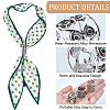 3Pcs 3 Styles Alloy Scarf Clips AJEW-CY0002-62-6