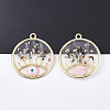 Epoxy Resin Pendants LS-X-RESI-S365-76E-2