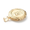 Brass Locket Pendants LS-KK-P199-07G-4