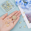 48Pcs 2 Colors Alloy Pendants FIND-DC0005-54-3