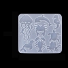 DIY Food Grade Silhouette Silicone Pendant Molds PW-WG71054-03-1