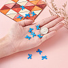 Spray Painted Enamel Pendants ENAM-TAC0005-04J-5