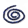 Natural Lapis Lazuli Bead Strands G-G953-03-6mm-3