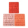 Number & Letter Cake DIY Food Grade Silicone Mold DIY-K075-09-1