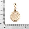 Alloy Pendant Decoration HJEW-P021-01E-G-3