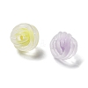 Frosted Transparent Acrylic Beads OACR-A032-32-2