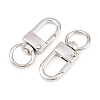 Alloy Swivel Claw Clasps PALLOY-P322-01P-2