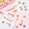 1 Bag Alloy DIY Dreadlock Ring Styling Hair Braiding OHAR-BM0001-08-4