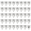 40Pcs Tibetan Style Alloy Chandelier Component Links FIND-MA0001-19-1