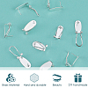 30Pcs Brass Stud Earring Findings KK-SP0001-45S-6