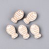 Handmade Porcelain Ceramic Beads PORC-Q005-05B-1