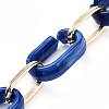 Handmade Acrylic & Aluminium Cable Chains AJEW-JB00560-01-1