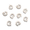 304 Stainless Steel Letter Charms X-STAS-O072-G-2