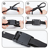 20Pcs Plastic Quick Contoured Side Release Buckle KY-NB0001-45-5