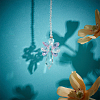 3Pcs 3 Colors Glass Angel Hanging Suncatchers HJEW-BBC0001-18-3
