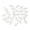 Non-Tarnish 304 Stainless Steel Tiny Cross Charms STAS-H149-01P-3