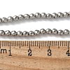 Baking Paint Synthetic Non-Magnetic Hematite Beads Strands G-H020-K01-10-2