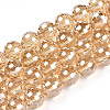 Electroplate Glass Bead Strands LS-EGLA-R041-10mm-09-1