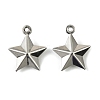 304 Stainless Steel Charms. Star Charm STAS-A190-05P-1