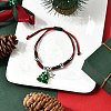 Handmade Lampwork with 304 Stainless Steel Star String Bracelets for Women BJEW-TA00658-1