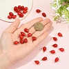 40Pcs 2 Colors ABS Plastic Pearl Pendants FIND-FS0005-19-4