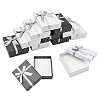 12Pcs 2 Colors Cardboard Paper Jewelry Set Boxes CBOX-FS0001-03-1