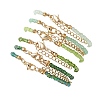 Glass Bead Bracelets BJEW-JB12957-3