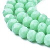 Opaque Solid Color Imitation Jade Glass Beads Strands EGLA-A044-P1mm-D14-1