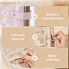 1Pc Heart Textured PU Imitation Leather Jewelry Loose Leaf Bider Cover for Earrings Bracelets Necklaces AJEW-FG0005-93-3