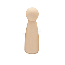 Unfinished Wooden Peg Dolls DOLL-PW0002-015A
