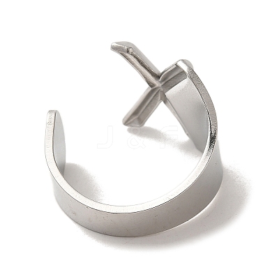 Non-Tarnish 201 Stainless Steel Finger Rings RJEW-H223-04P-X-1
