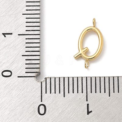 304 Stainless Steel Letter Connector Charms STAS-M108-01G-17-1