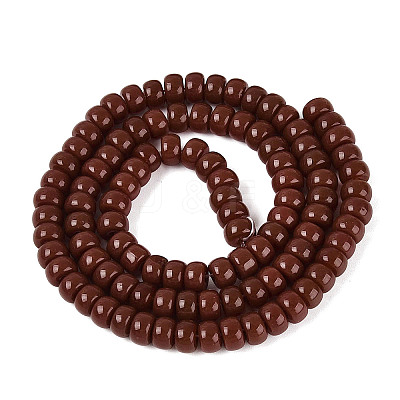 Opaque Glass Beads Strands GLAA-NH0002-B01-C03-1