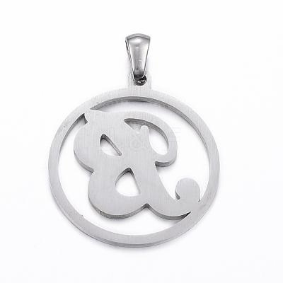 Non-Tarnish 304 Stainless Steel Pendants STAS-K162-044P-1