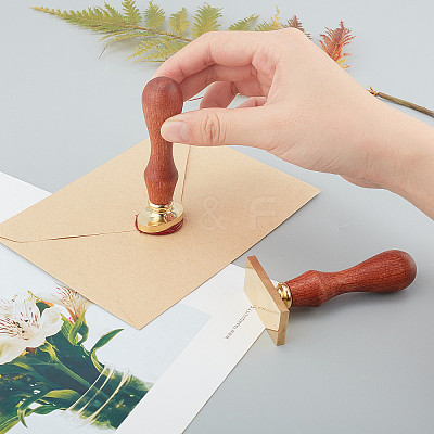 Wax Seal Stamp Set AJEW-WH0212-337-1
