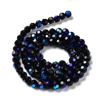 Opaque Glass Beads Strands LS-EGLA-A035-P6mm-L18-1