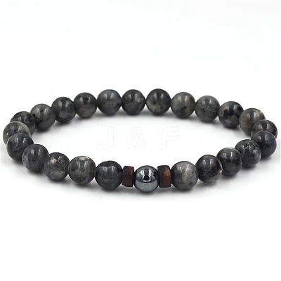 Sparkling Stone Volcano Stone Black Iron Stone Bracelet Couple Bracelet Personalized Bracelet YS6275-1-1