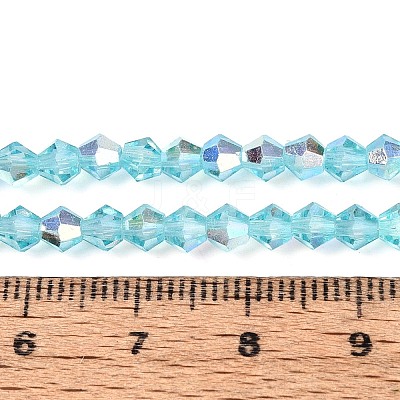 Transparent Glass Beads Strands EGLA-N021-4mm-08-1