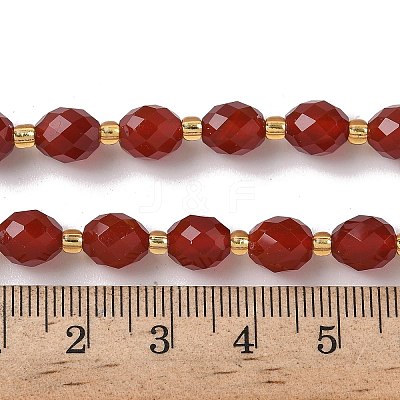 Natural Carnelian Beads Strands G-F809-A22-01-1