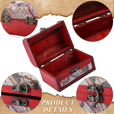 1Pc Wooden Portable Storage Boxes CON-CL0001-05B-1