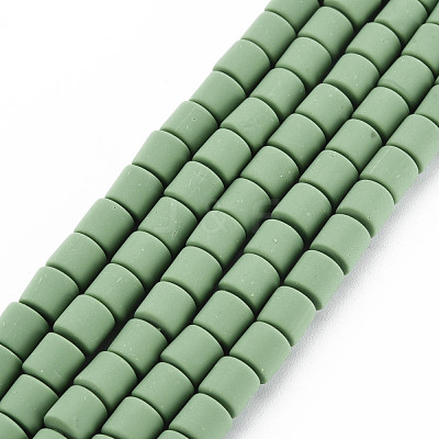 Handmade Polymer Clay Bead Strands CLAY-ZX006-01-103-1