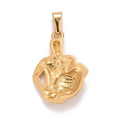 Ion Plating(IP) 304 Stainless Steel Pendants X-STAS-D165-14G-01-1