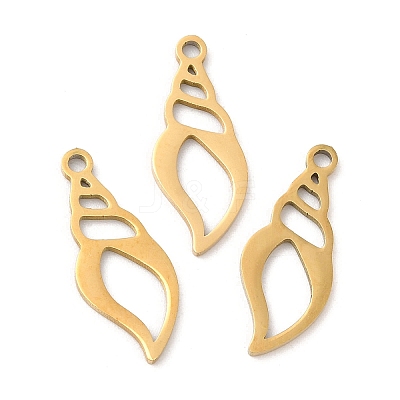Ion Plating(IP) 316L Surgical Stainless Steel Pendants STAS-D078-15G-1